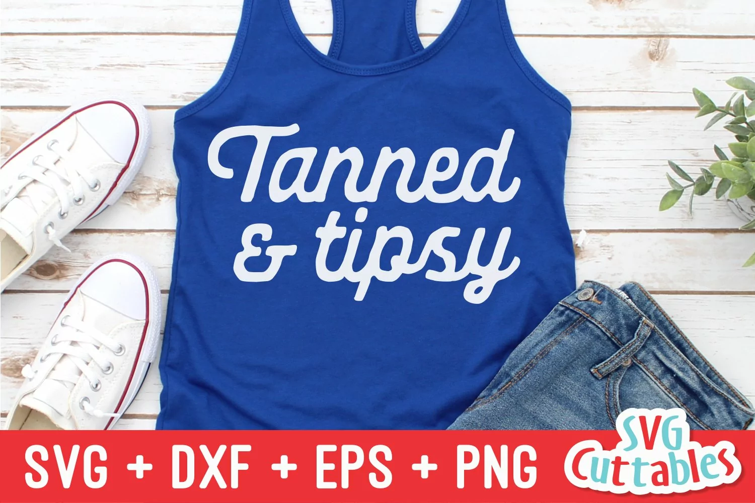 Summer SVG | Tanned And Tipsy product image 1
