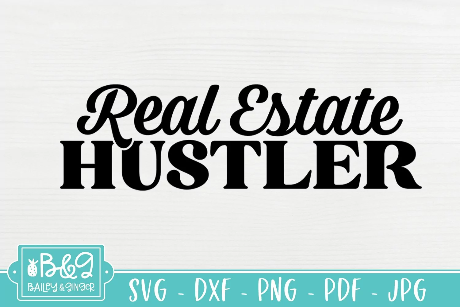 Real Estate Hustler - Funny Real Estate Agent SVG product image 1