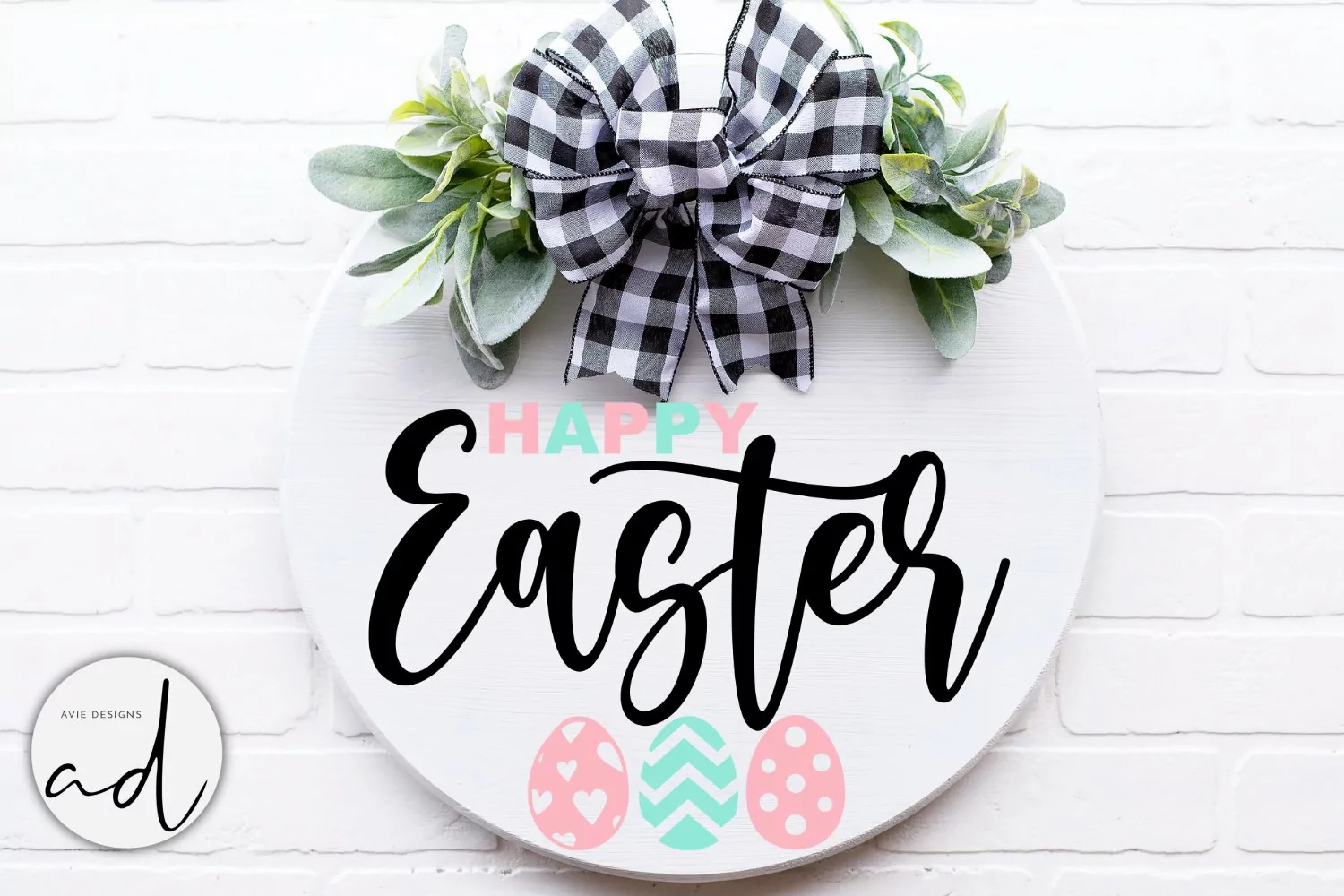 Happy Easter svg | Easter Sign Design product image 1
