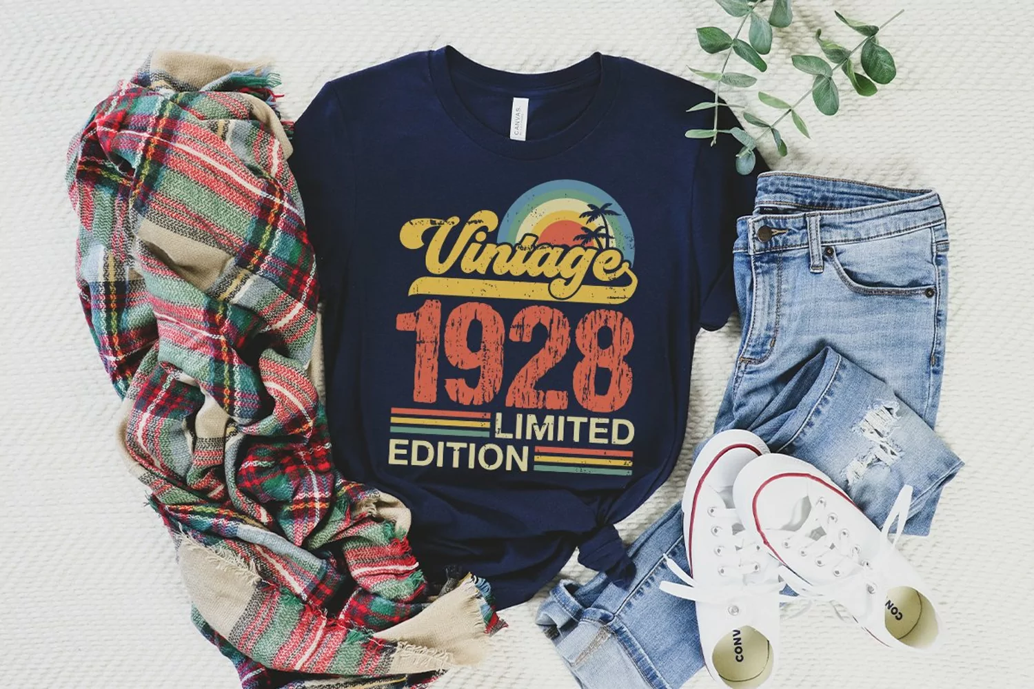 Vintage 1928 Limited edition SVG - 95th Birthday SVG T-shirt product image 1