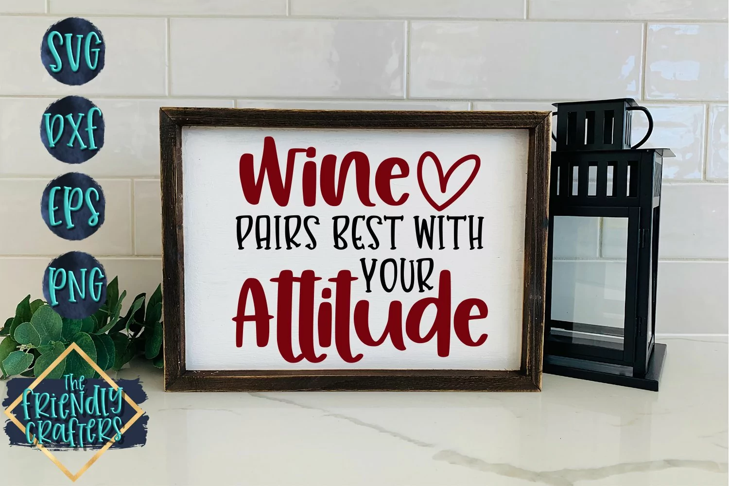 Wine Pairs Best With Your Attitude - A Wine SVG product image 1
