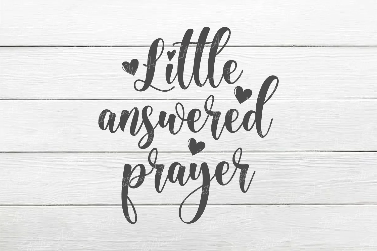 Little answered prayer SVG, Cute Baby Sayings SVG product image 1