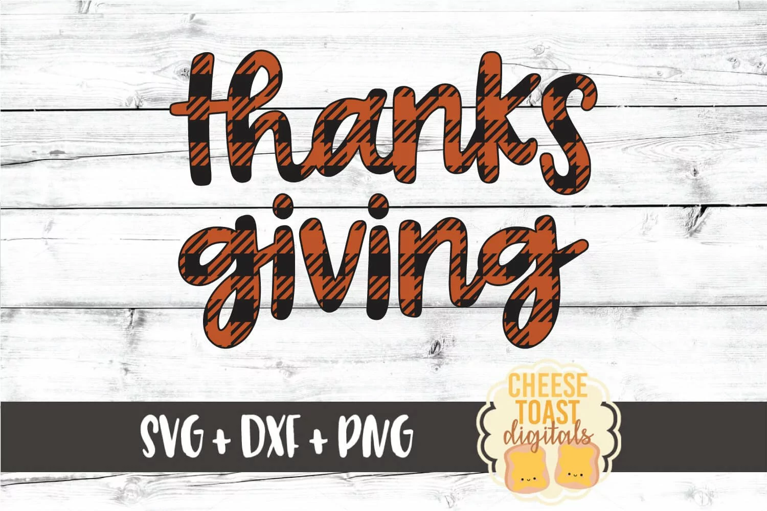 Thanksgiving - Buffalo Plaid Fall SVG PNG DXF Cut Files product image 1