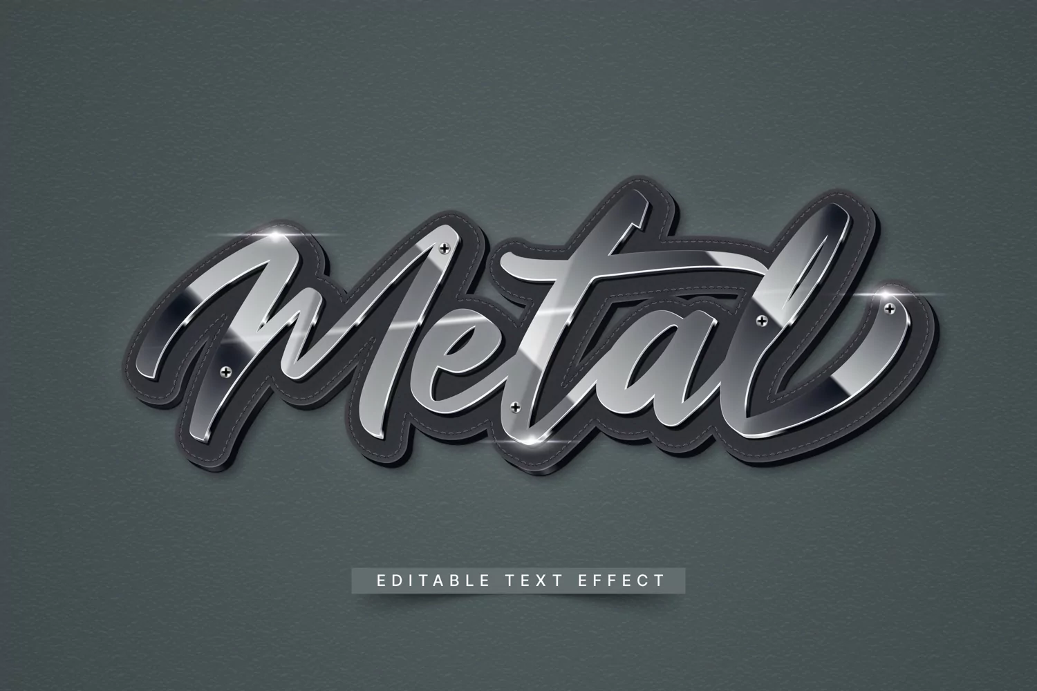 Editable Text Effect for Illustrator. Vector Graphic styles product image 1