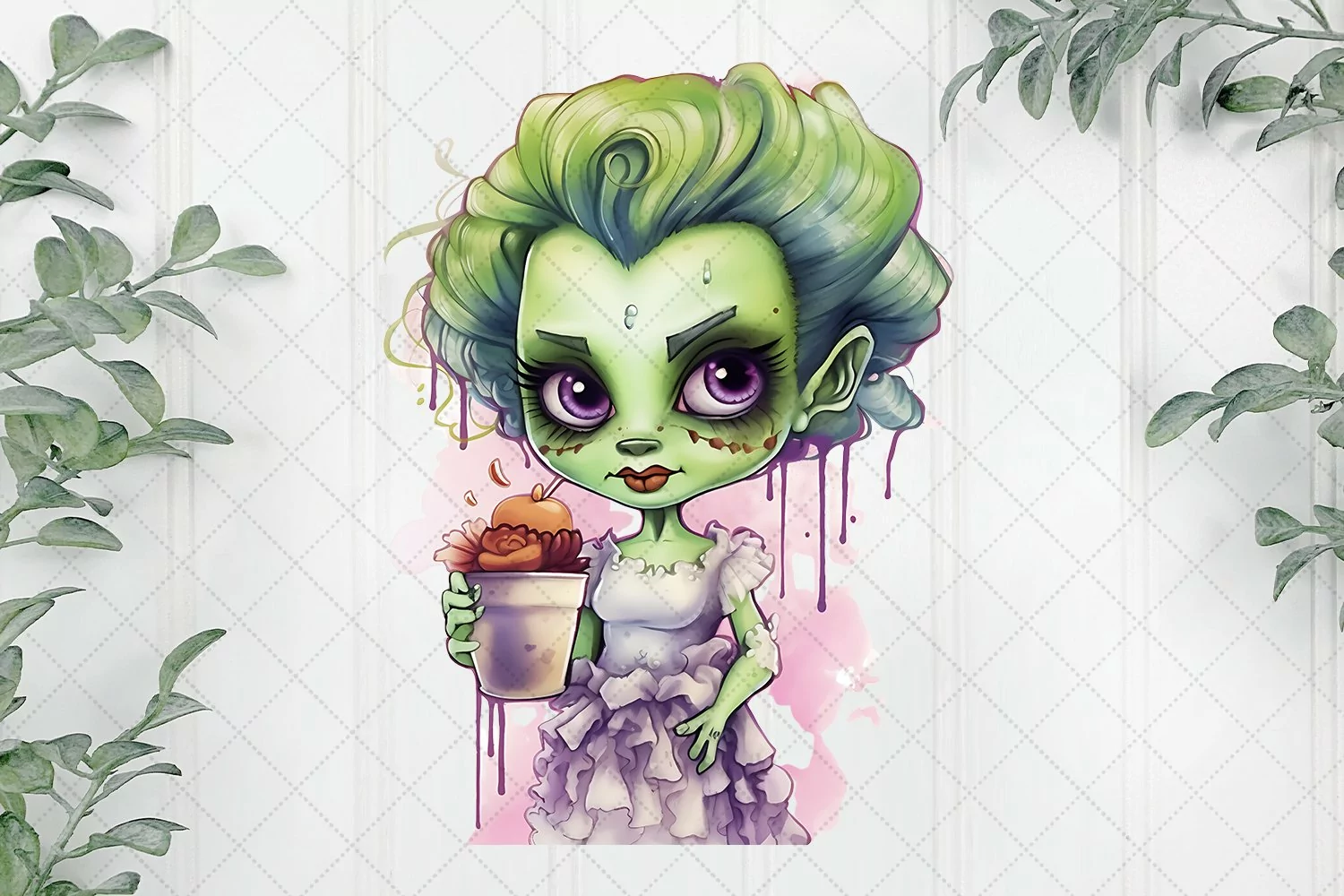 Cute Halloween Watercolor Sublimation product image 1