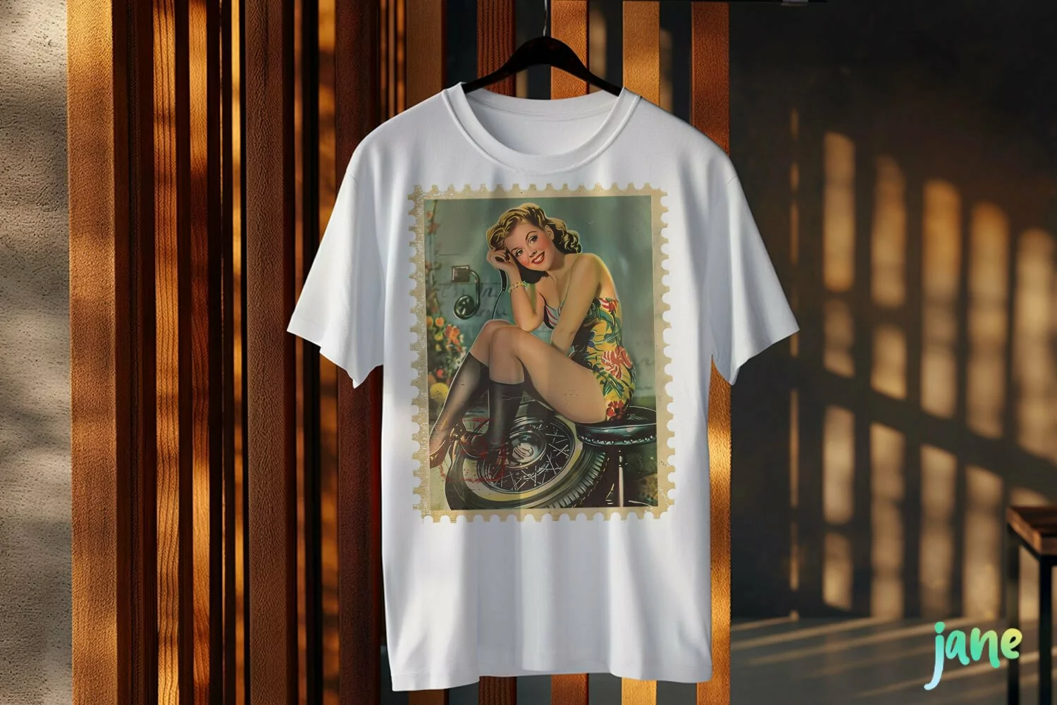 Pin-Up Girl Postage Stamps Sublimation product image 1