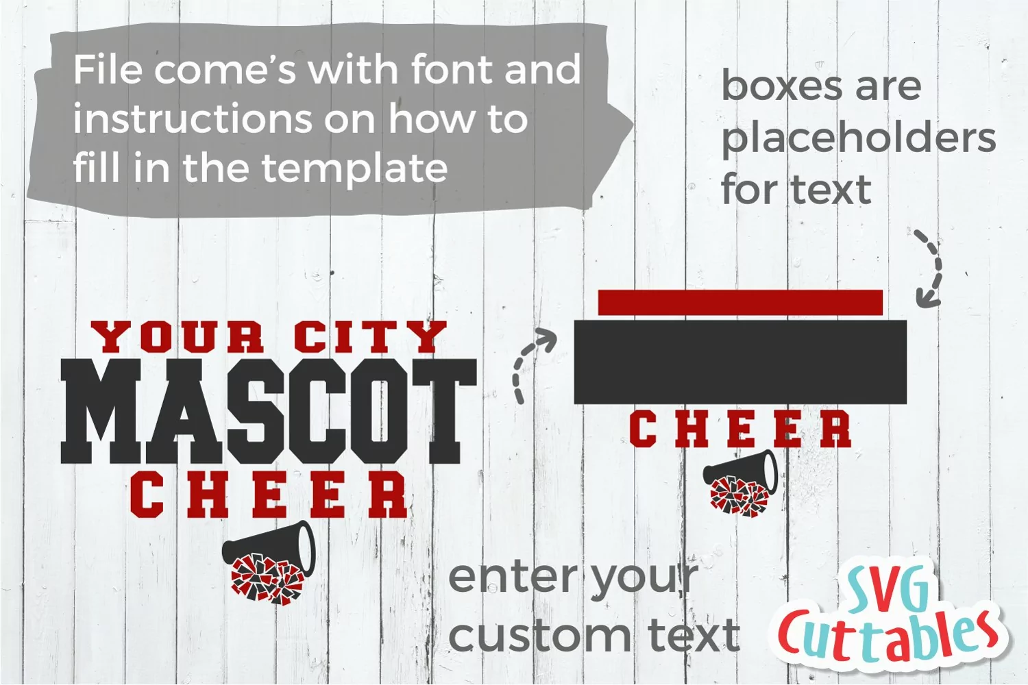Cheer SVG | Cheer Template 0028 | Shirt Design product image 1