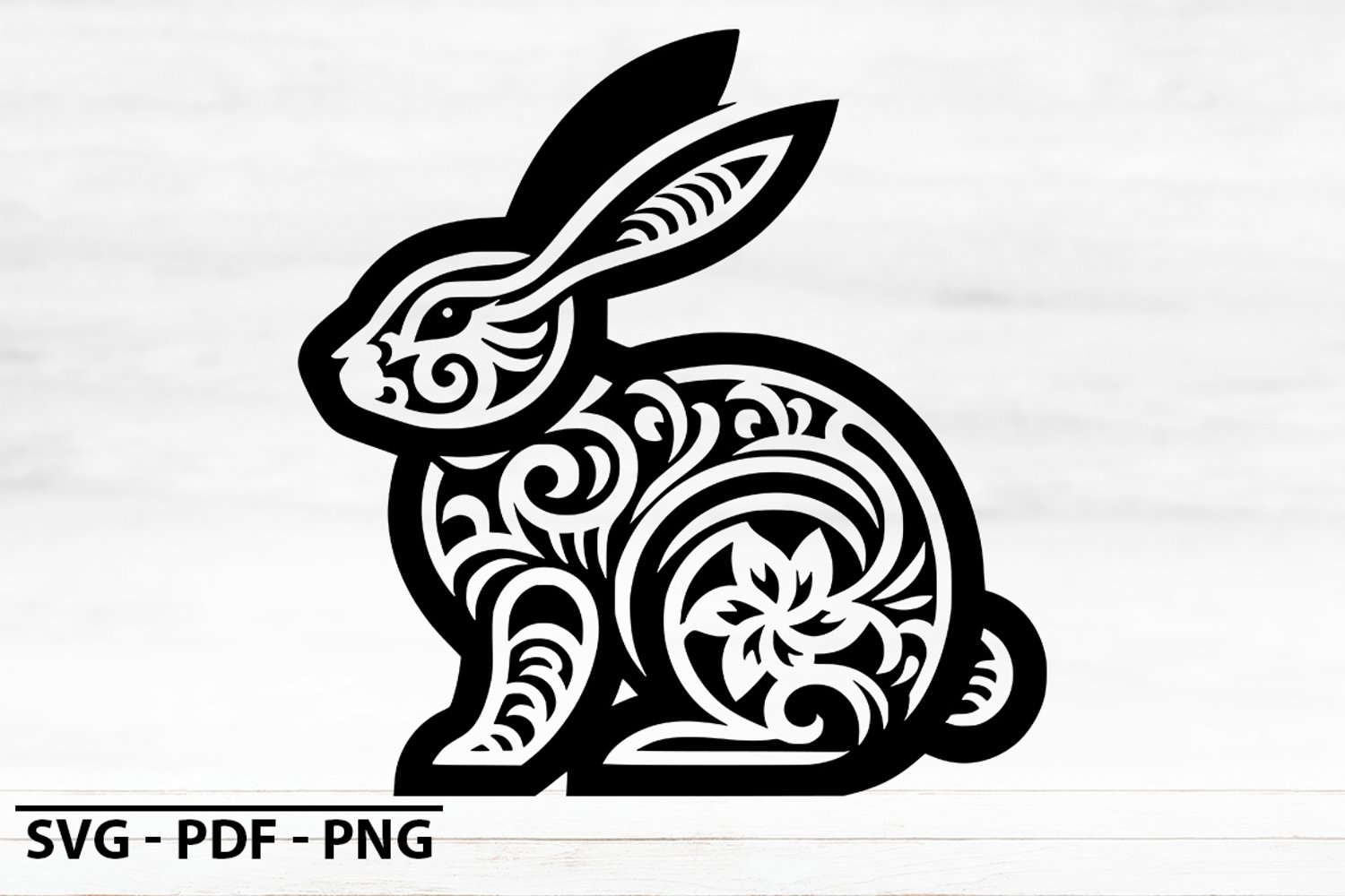 Easter Day Paper Cut SVG Design