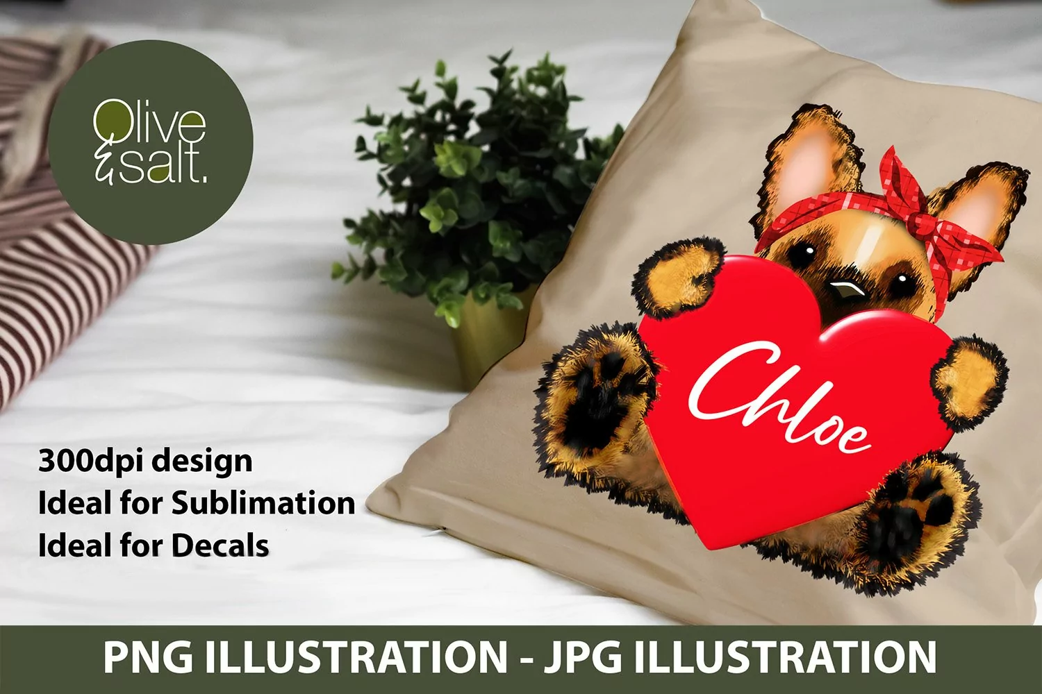 frenchie french bulldog sublimation, monogram sublimation product image 1