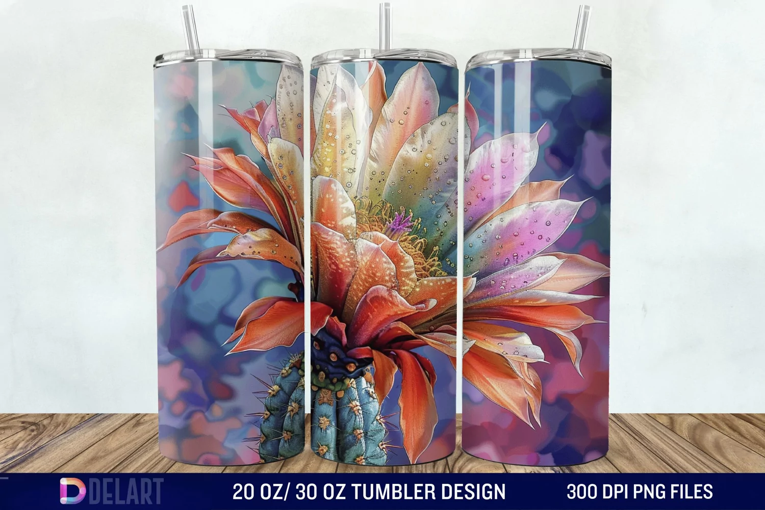 3D Cactus Tumbler Wrap product image 1