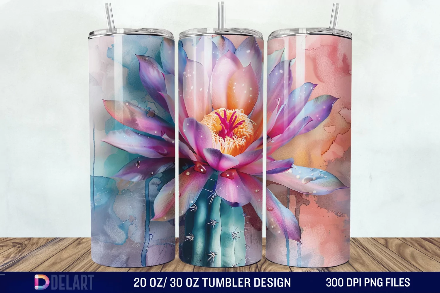 3D Cactus Tumbler Wrap product image 1