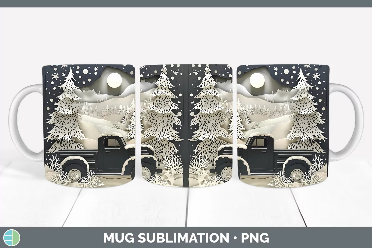 Gorgeous3D Mug Wrap design.