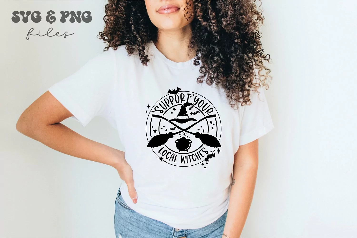 Support Your Local Witches svg, Witches shirt svg product image 1