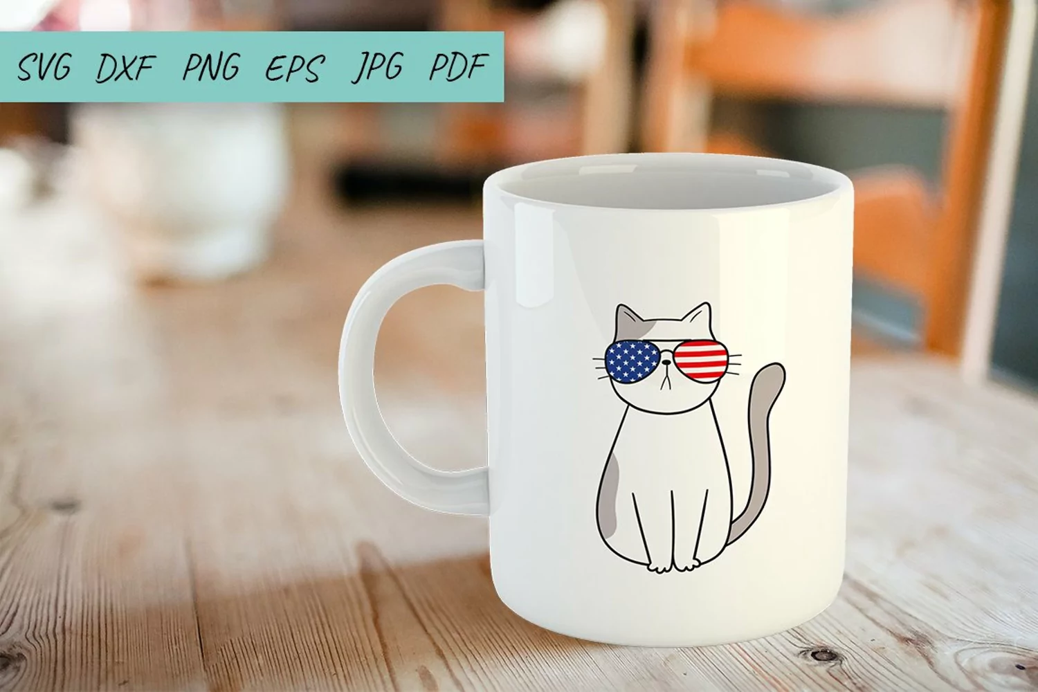 4th of july, USA Flag, Patriotic cats, Independence Day product image 1