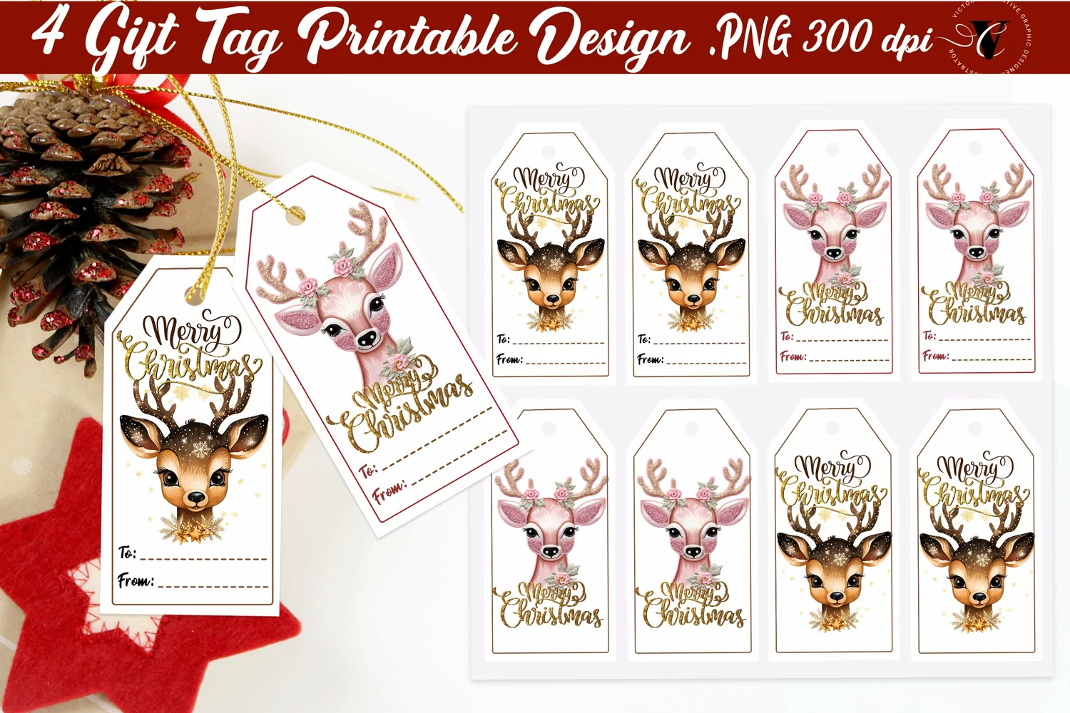 Christmas Gift Tags | Gift Tag Printable product image 1