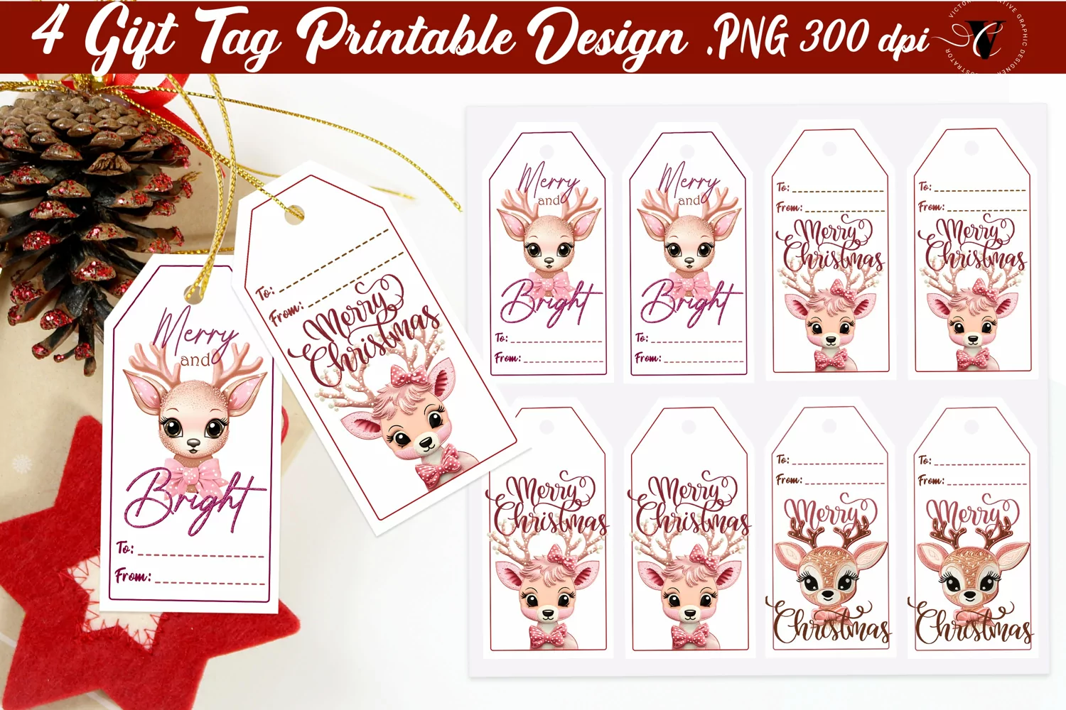Christmas Gift Tags | Gift Tag Printable product image 1