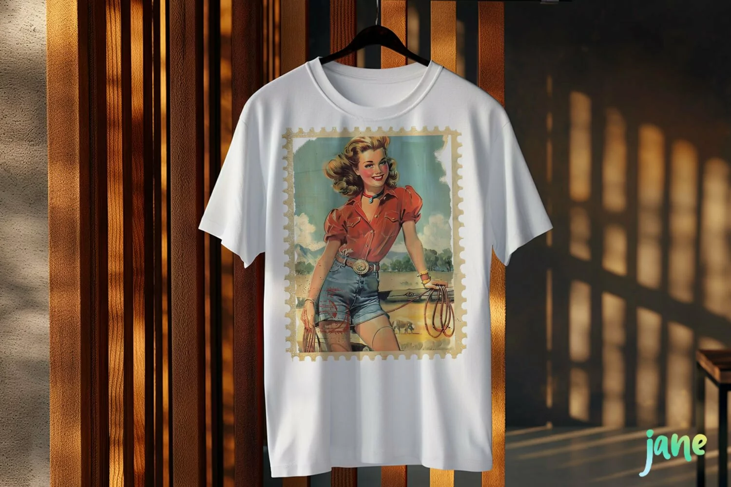 Pin-Up Girl Postage Stamps Sublimation product image 1