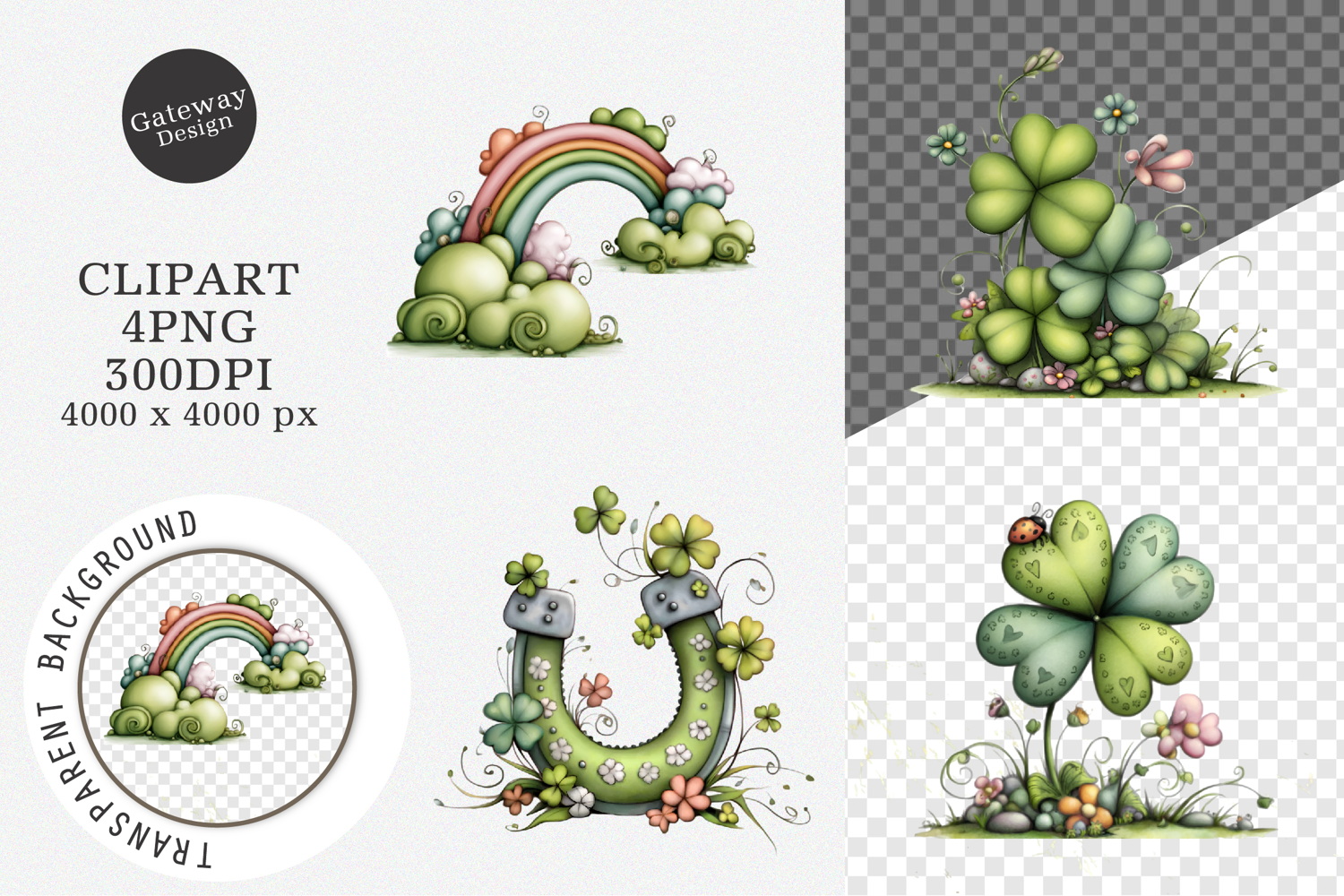 Watercolor St Patrick’s-day Clipart product image 1