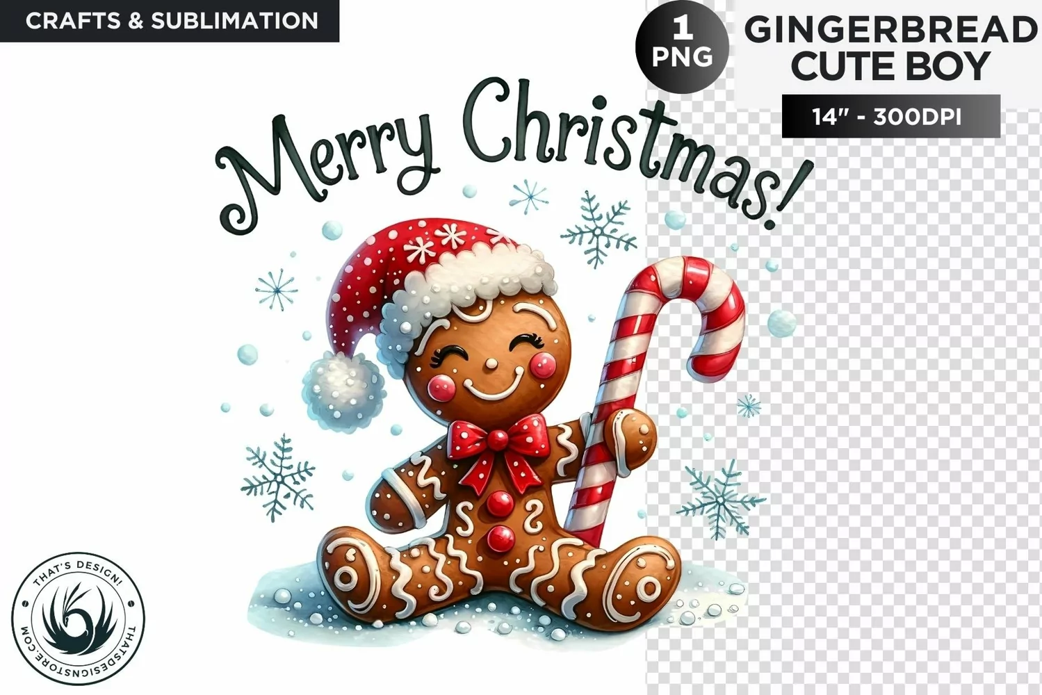 Gingerbread man Christmas cookies png clipart product image 1