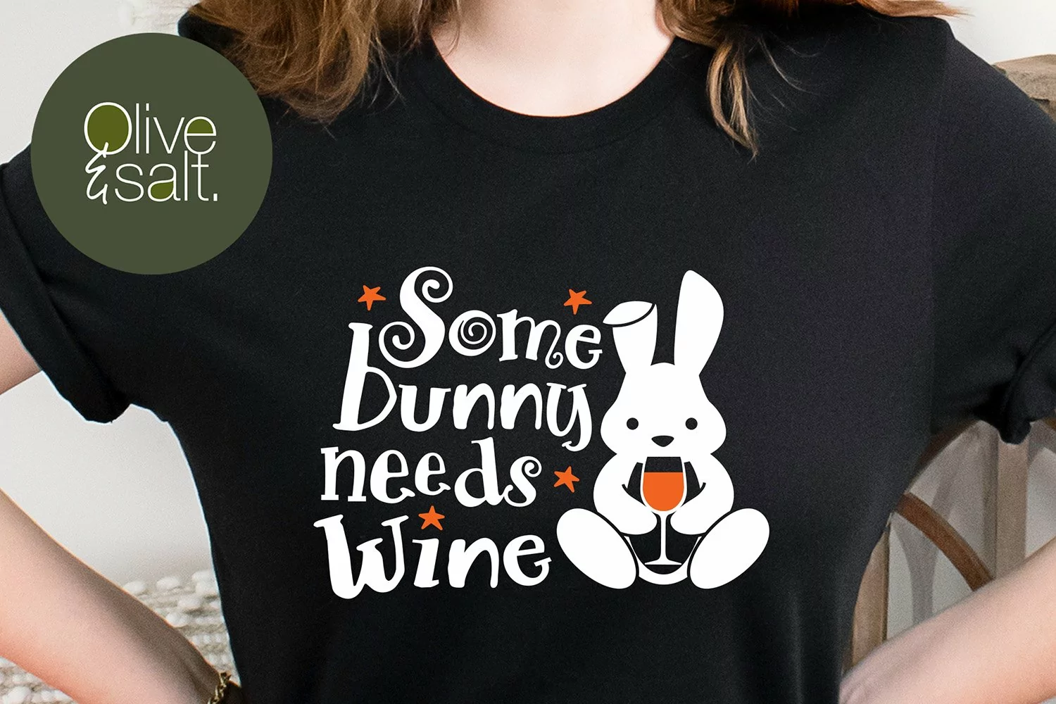 Easter SVG, Some Bunny Needs Wine SVG product image 1