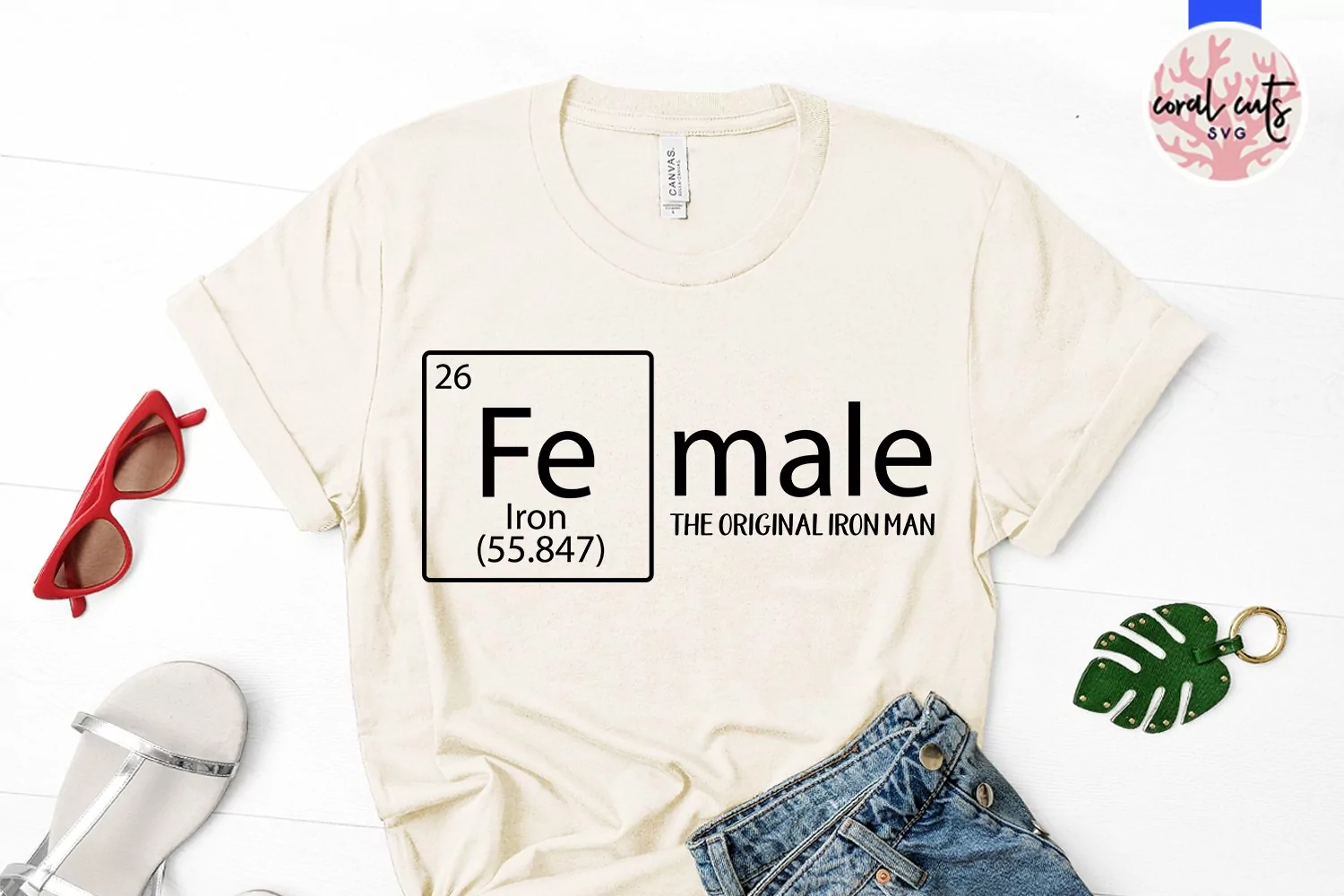 Female the real ironman - Women Empowerment EPS SVG DXF PNG product image 1