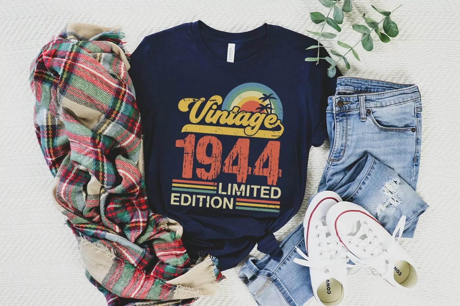 Vintage 1944 Limited edition SVG - 79th Birthday SVG T-shirt product image 1