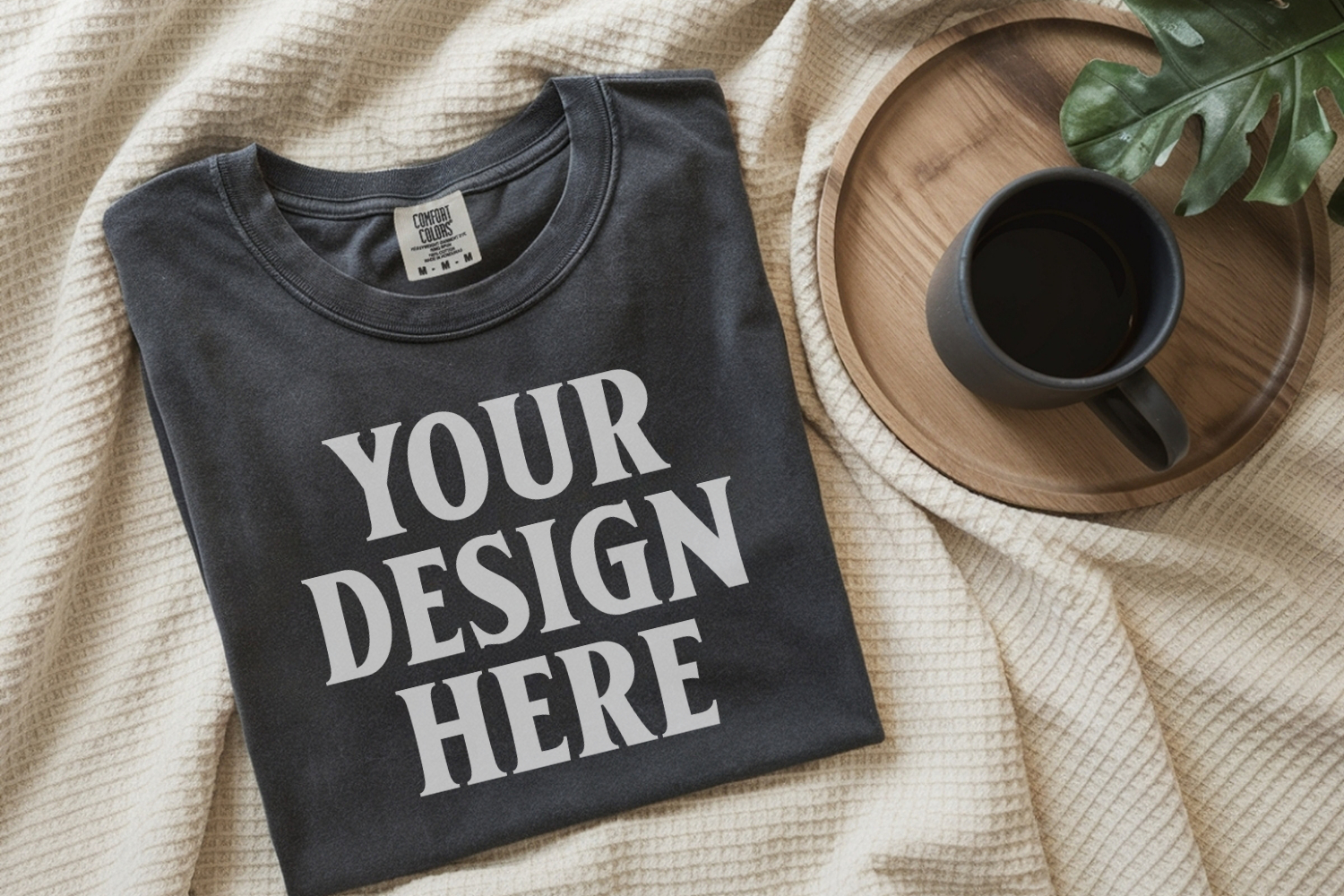 Pepper Comfort Colors 1717 Folded Tshirt Mockups product image 1