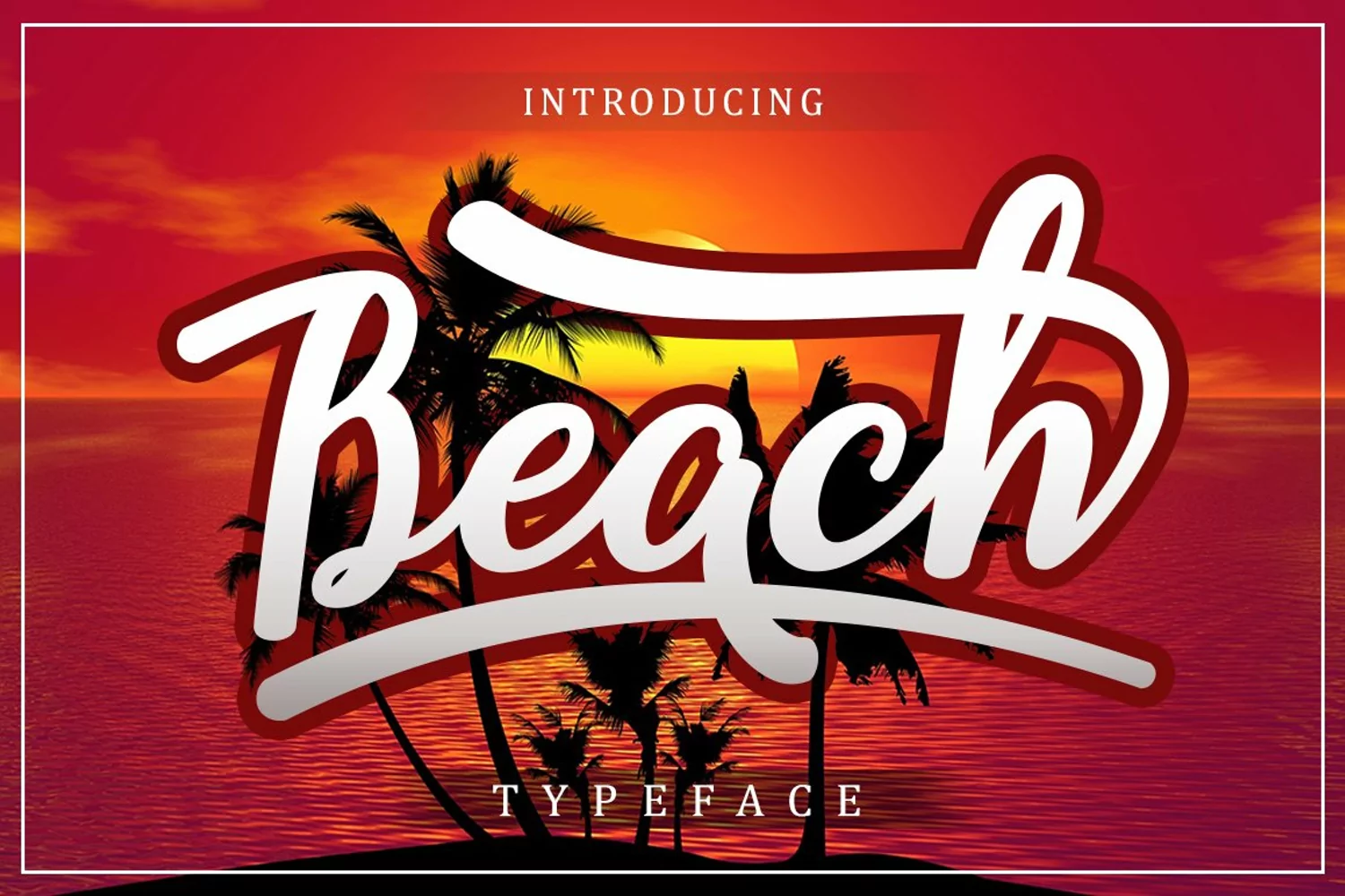 Beach - Free Bold Vintage Script Font product image 1