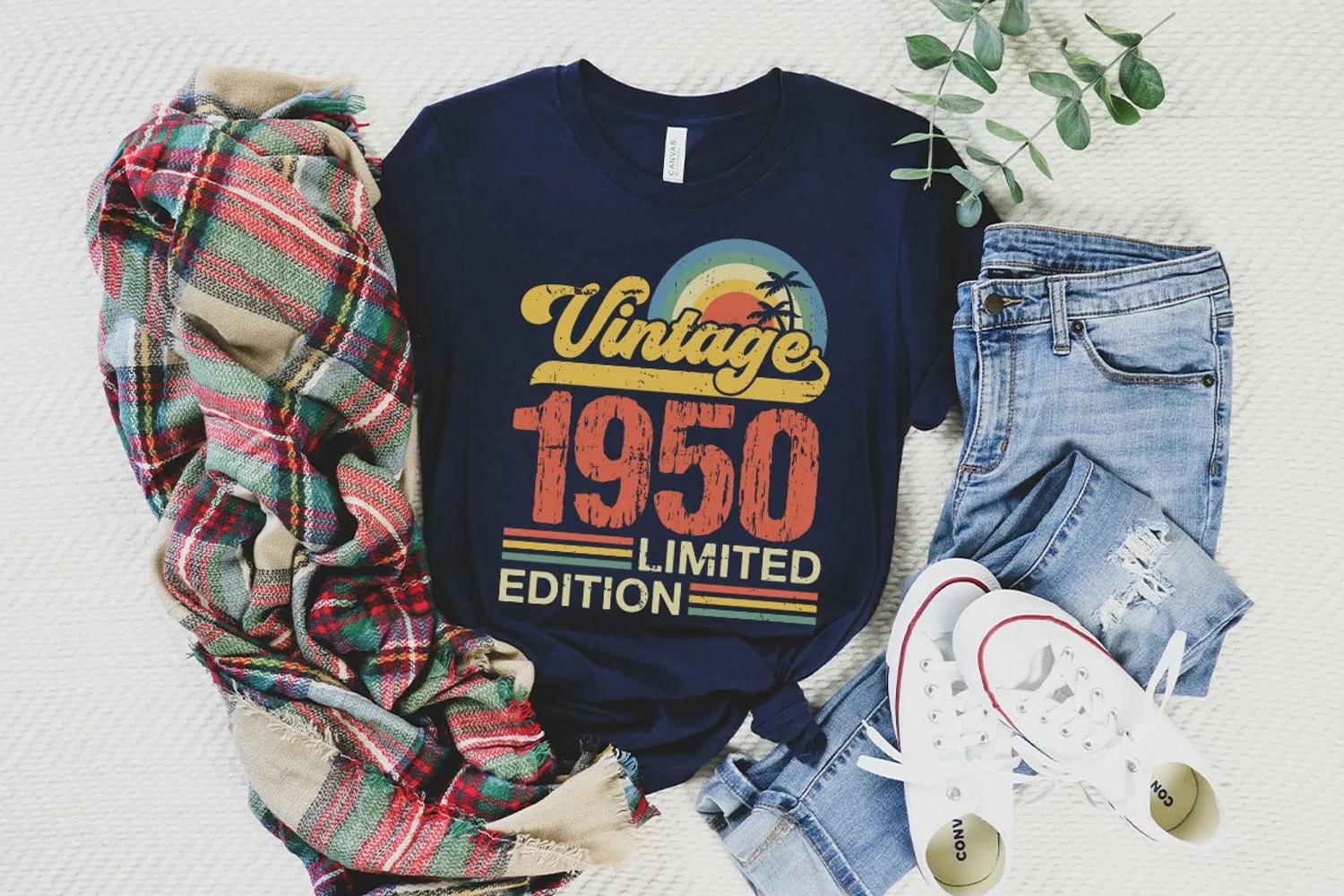 Vintage 1950 Limited edition SVG - 73rd Birthday SVG T-shirt product image 1