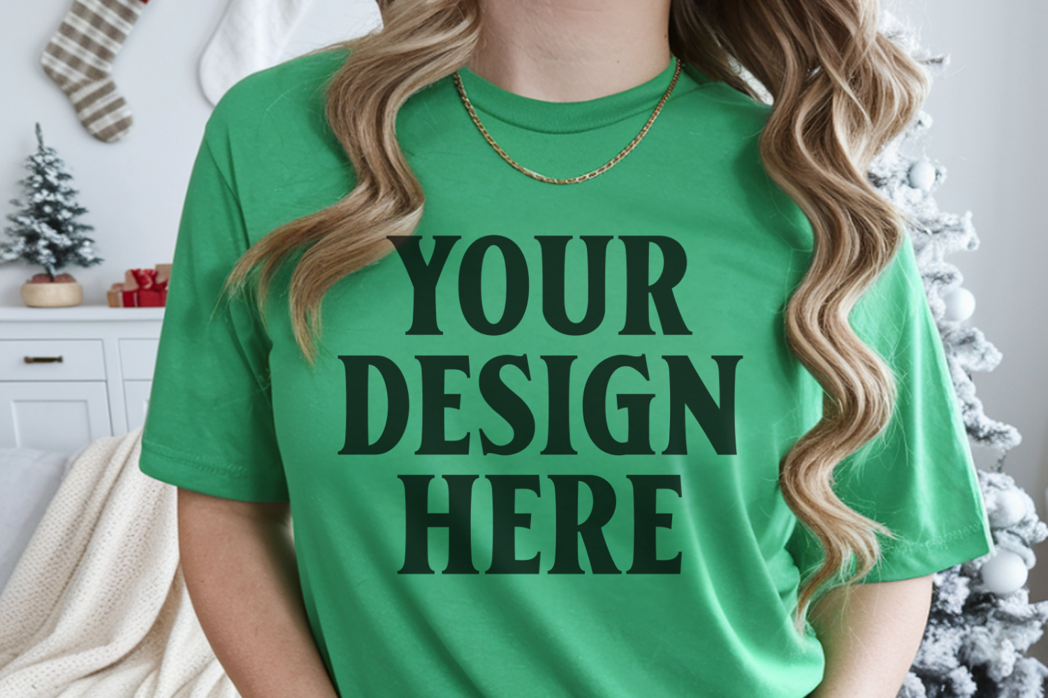 Island Green Christmas Comfort Colors 1717 Mockups, CC 1717 product image 1