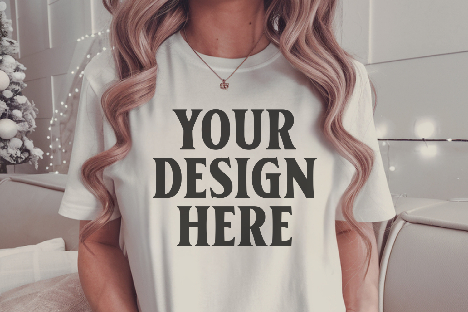 Ivory Christmas Comfort Colors 1717 Mockups, CC 1717 m product image 1
