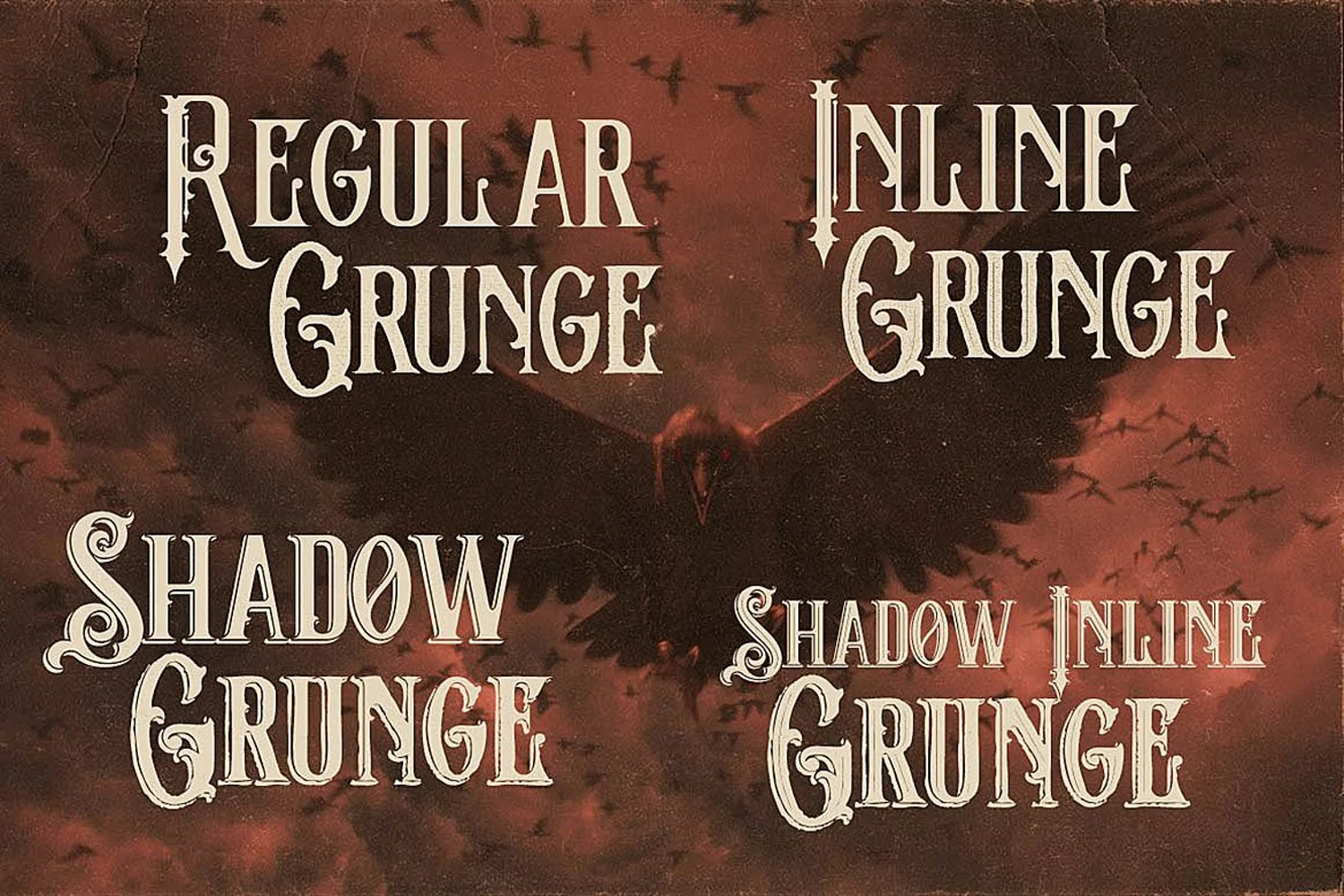 The Crow - Vintage Style Font product image 1