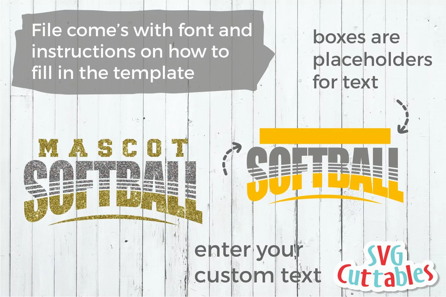 Softball SVG | Softball Template 0019 | Shirt Design product image 1