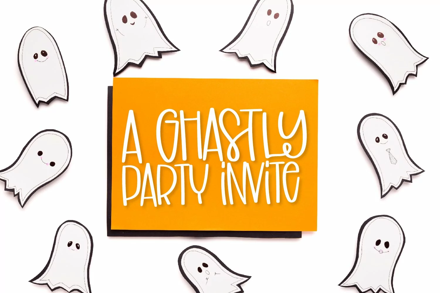Scary Ghosts - A Spooky Marker Font product image 1