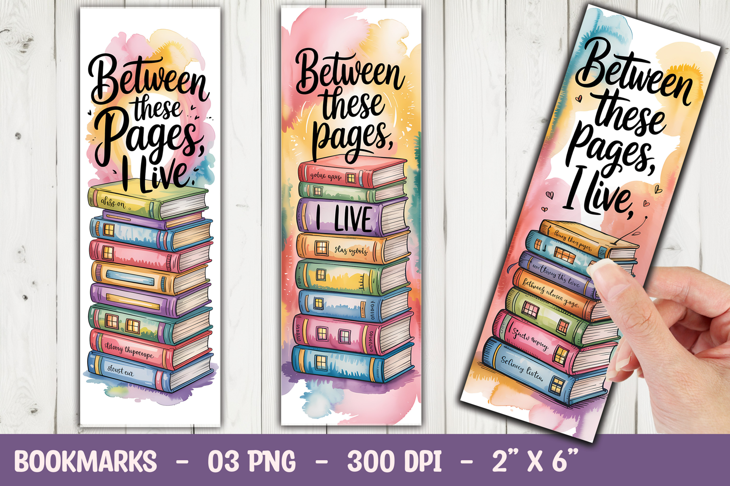 Between Pages Bookmark Sublimation product image 1