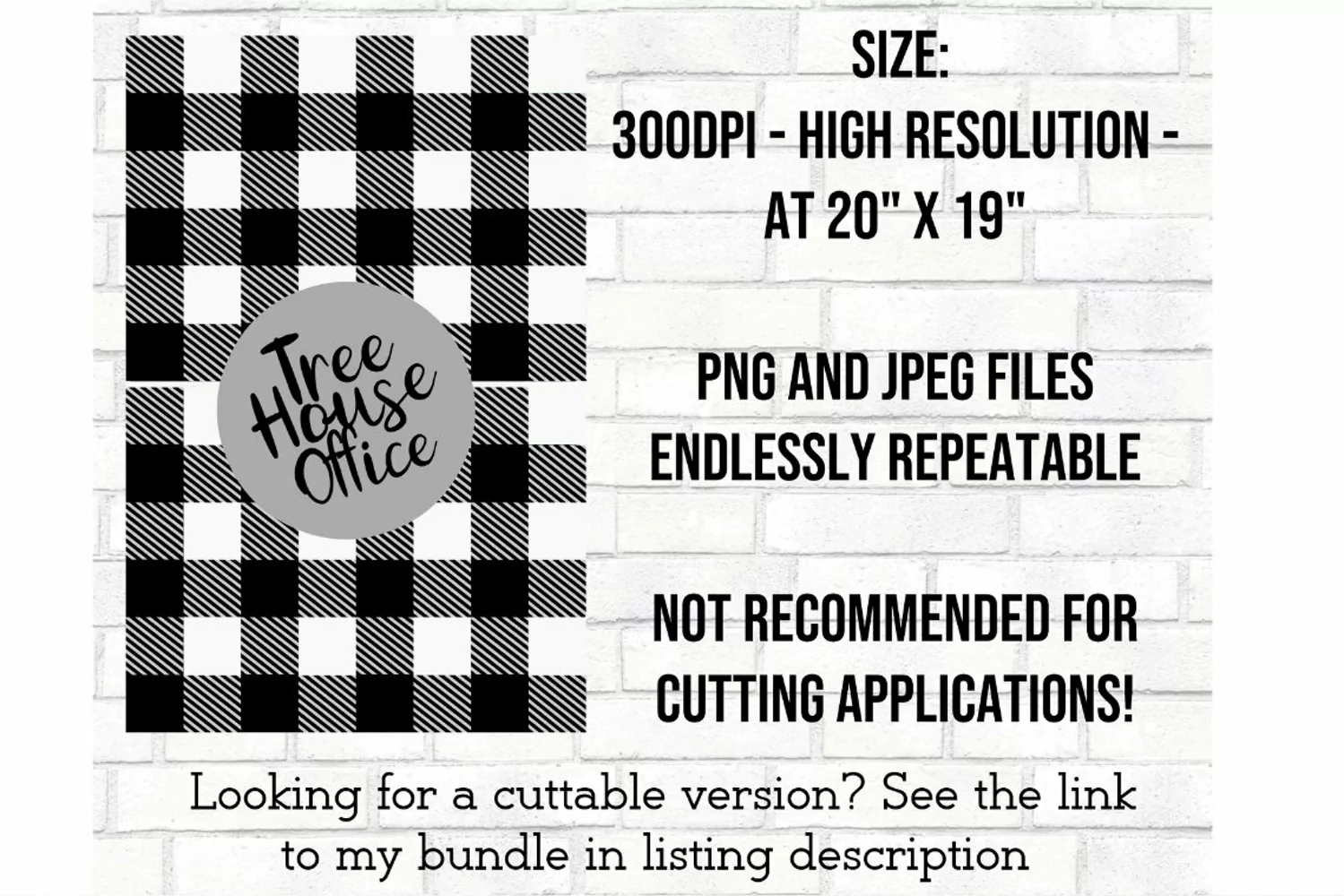 Buffalo Plaid Pattern for Sublimation PNG JPEG Background product image 1