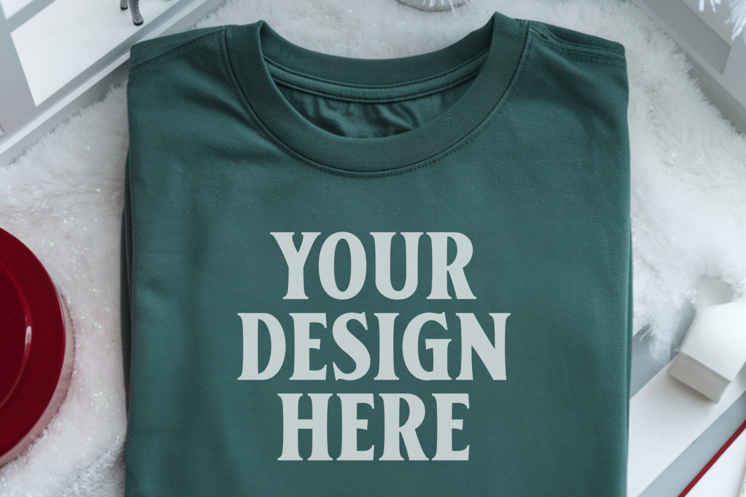 Moss Christmas Comfort Colors 1717 Mockups, CC 1717 m product image 1
