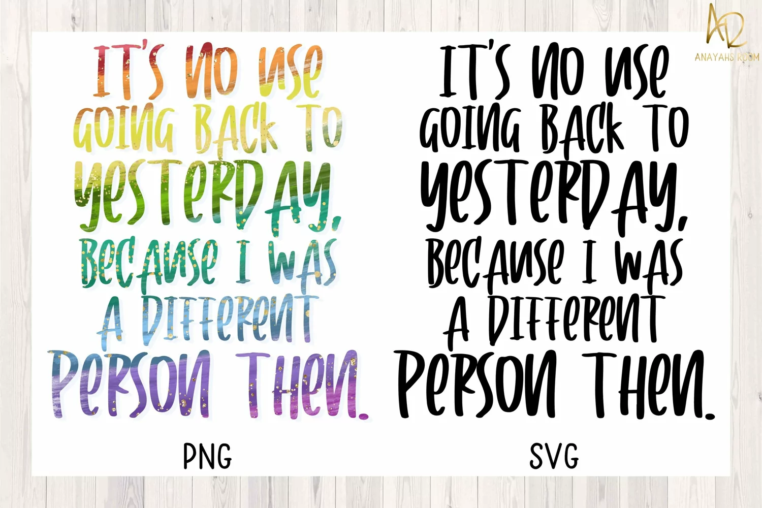 SVG Motivational Quote| Home Decor Alice in Wonderland product image 1
