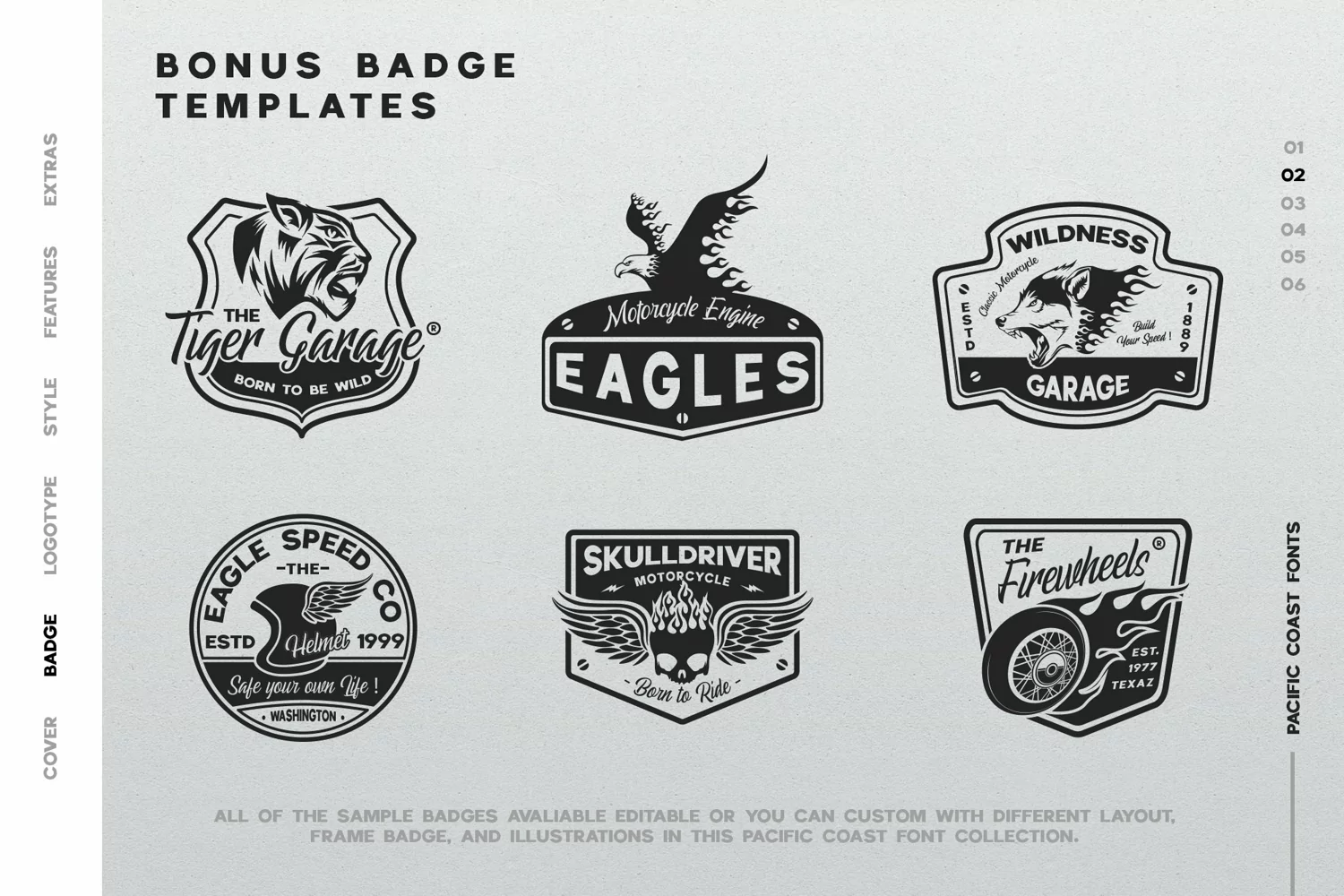 PACIFIC COAST Font + Extras product image 1