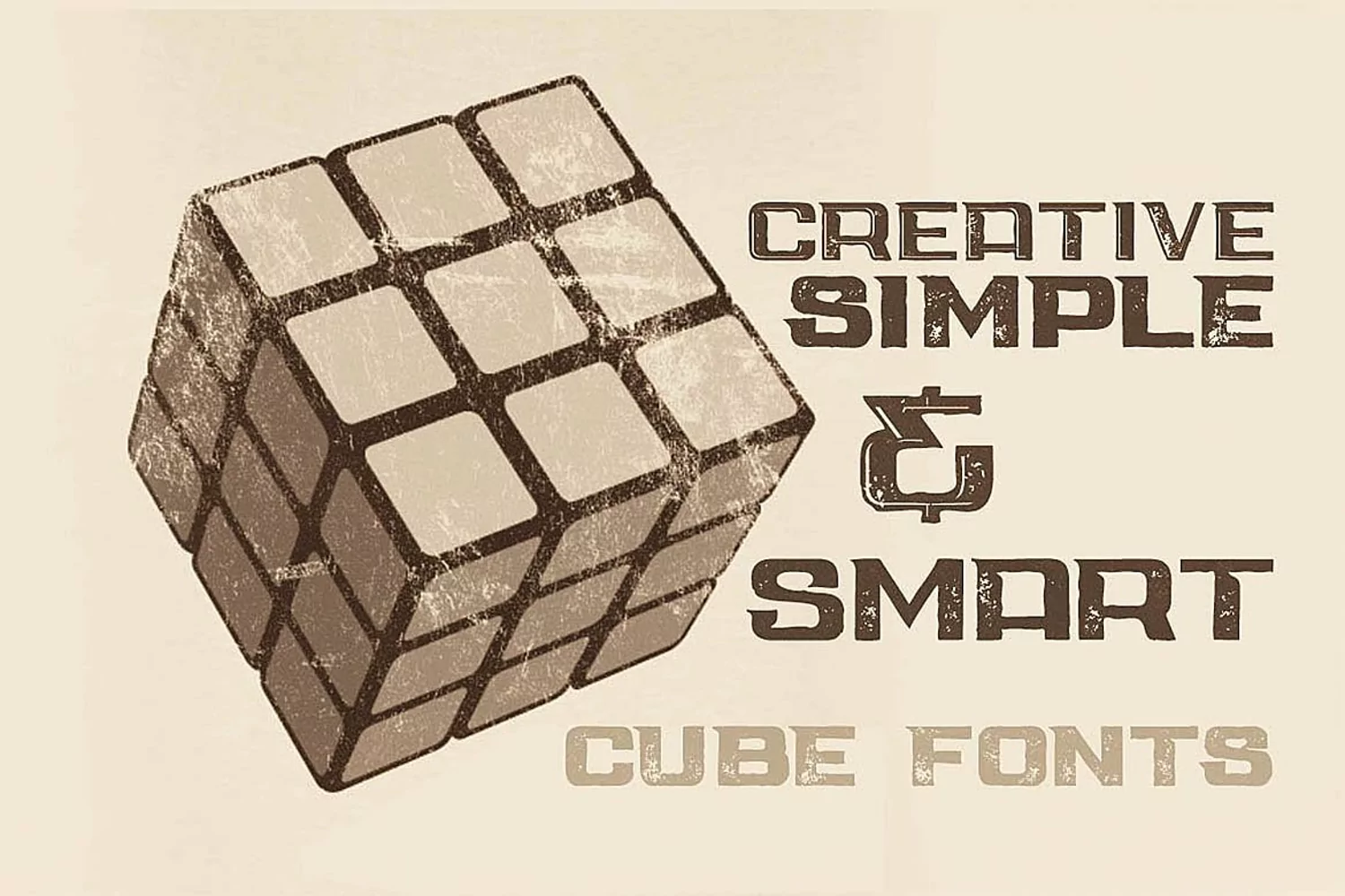 Cube - Display Font product image 1