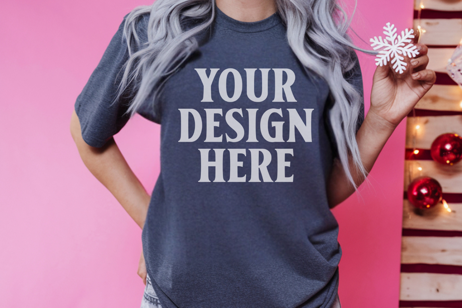 Pepper Christmas Comfort Colors 1717 Mockups, CC 1717 m product image 1