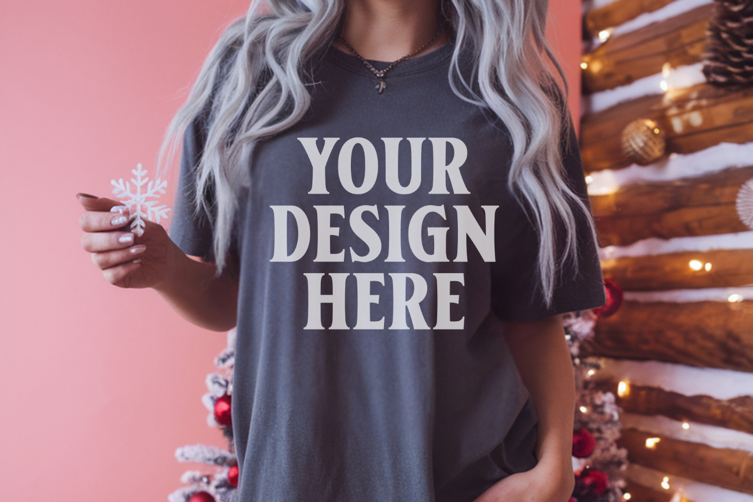 Pepper Christmas Comfort Colors 1717 Mockups, CC 1717 m product image 1