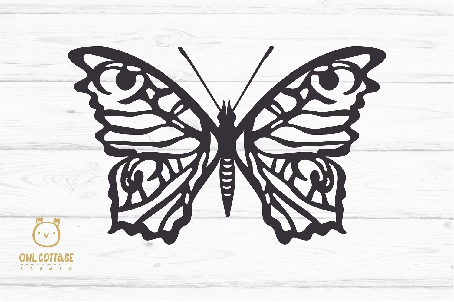 Butterfly SVG, butterfly PNG, butterfly silhouette product image 1