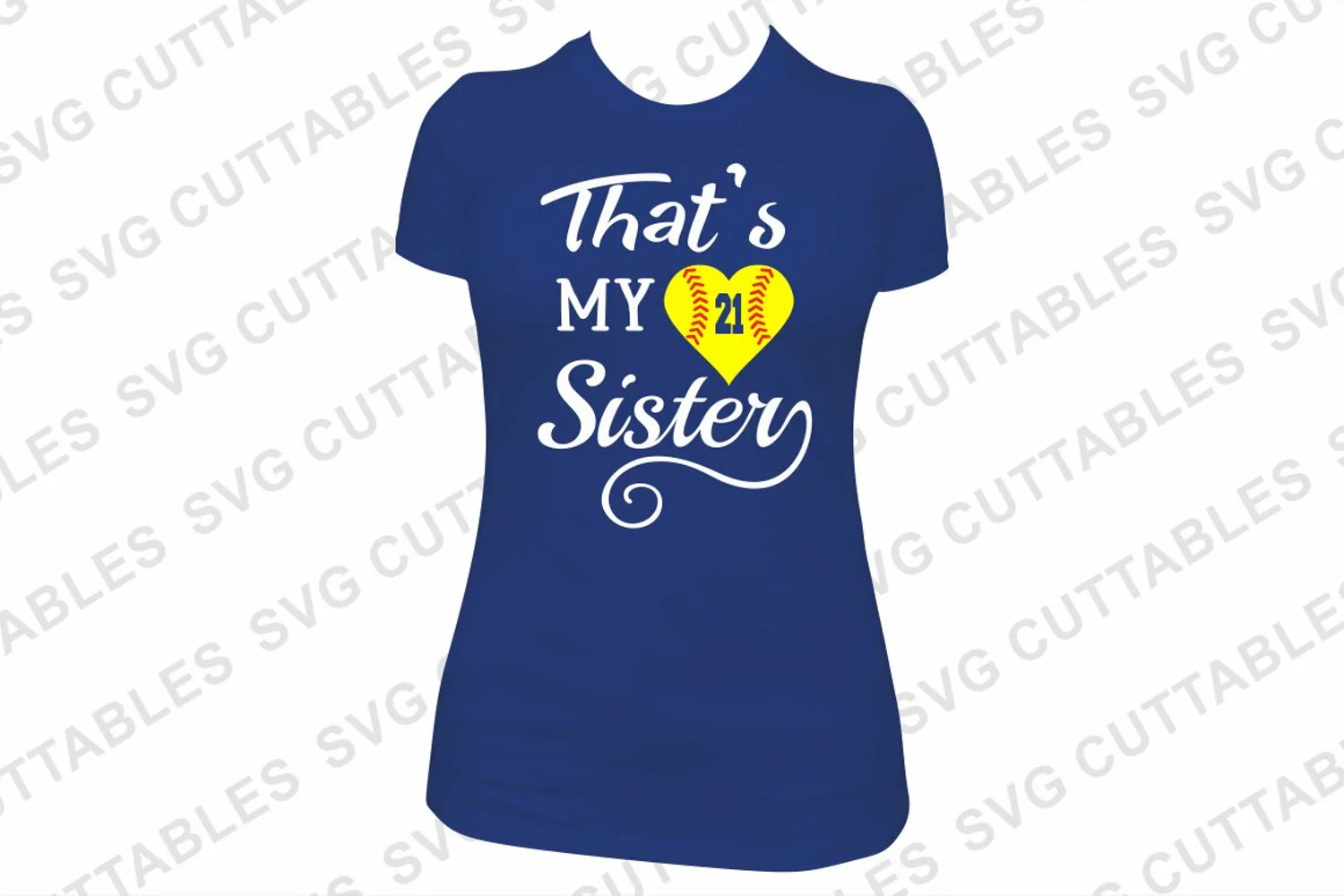 Baseball SVG | That's my Sister|Brother Baseball | Softball product image 1