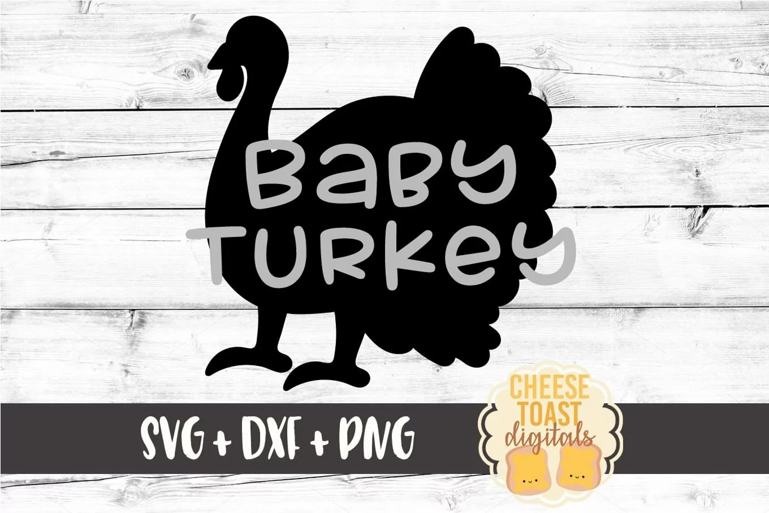 Baby Turkey - Thanksgiving SVG File product image 1