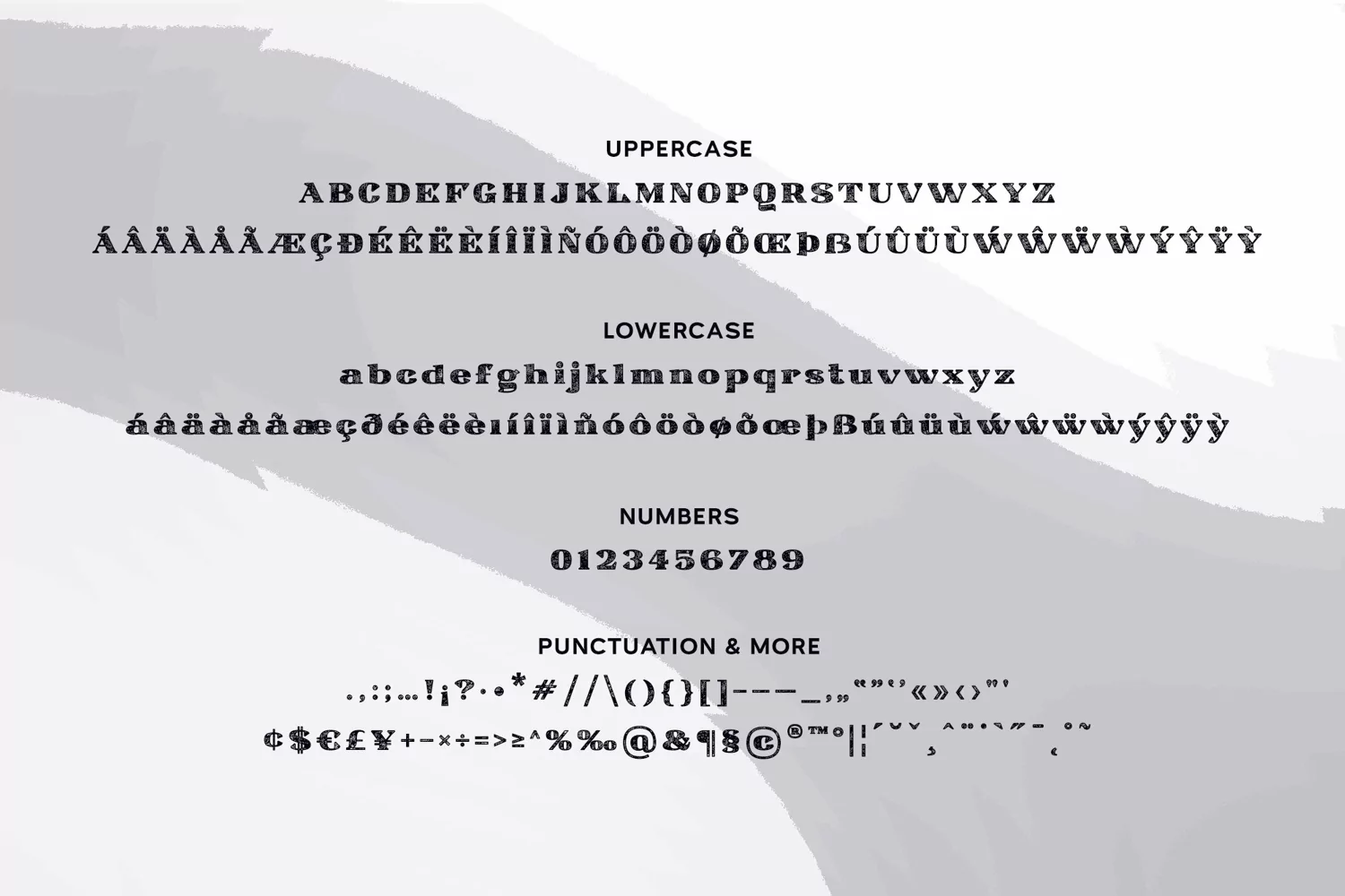 Grunge Font | Distressed Serif | Ardin product image 1