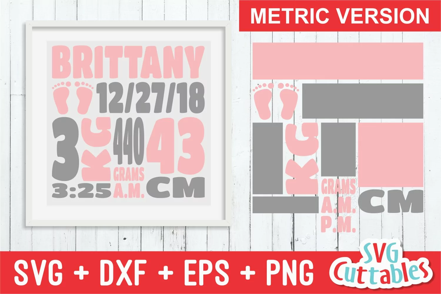 Baby Birth Announcement Template product image 1