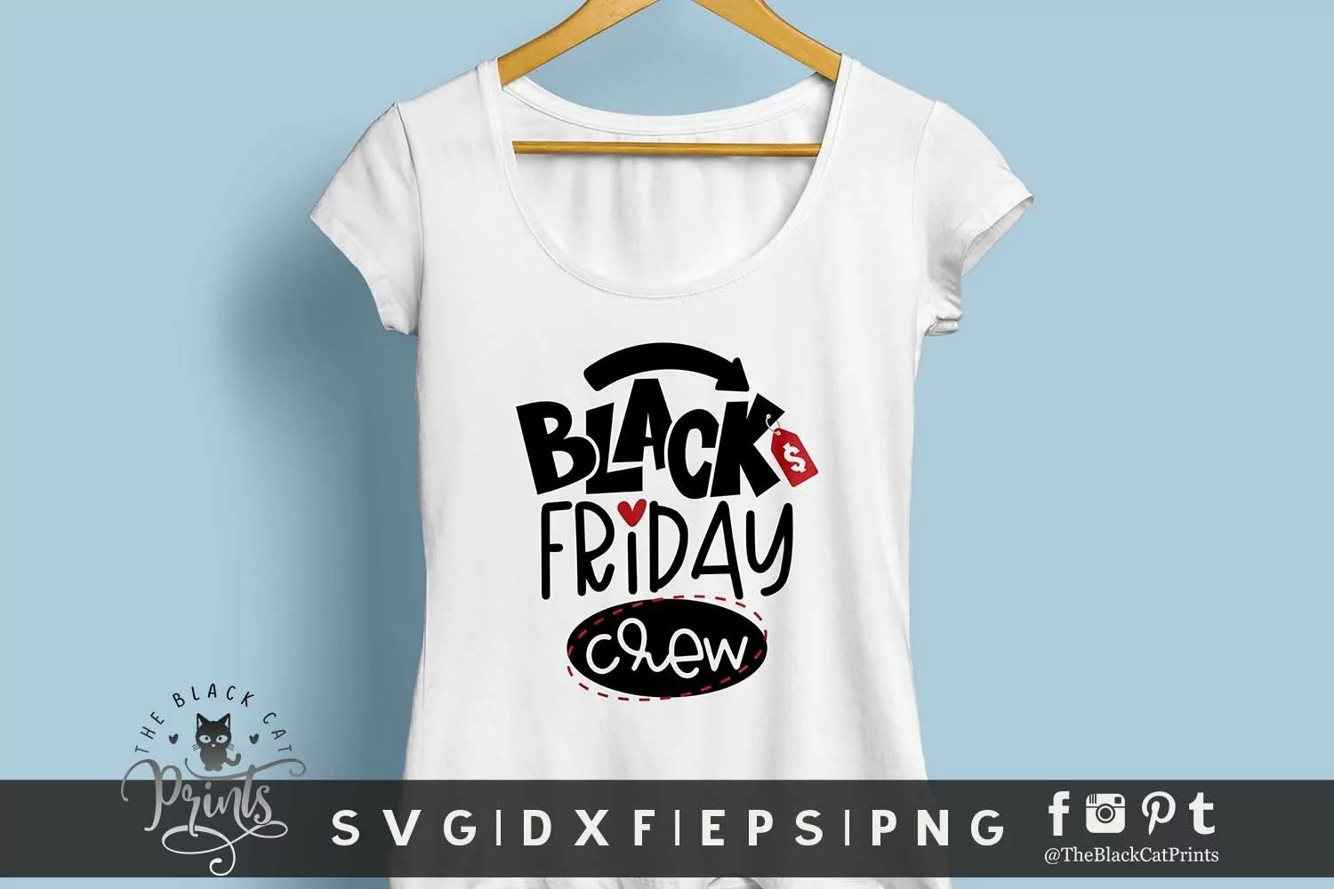 Black Friday Crew SVG | Funny Black Friday SVG Cut File product image 1