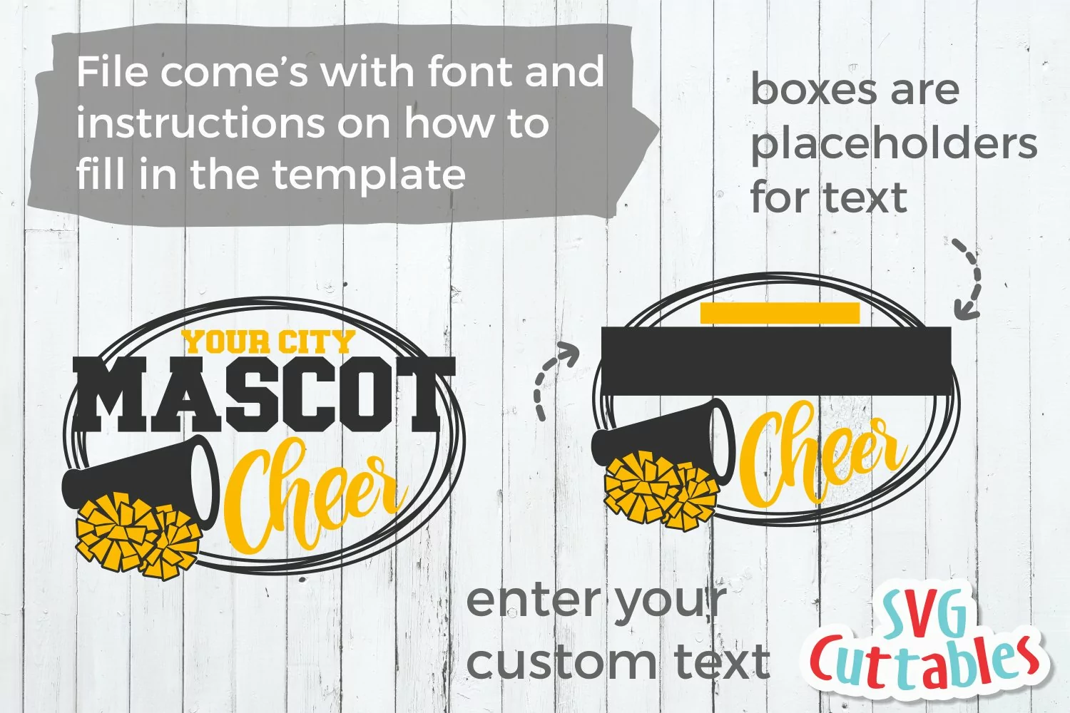 Cheer SVG | Cheer Template 0031 | Shirt Design product image 1