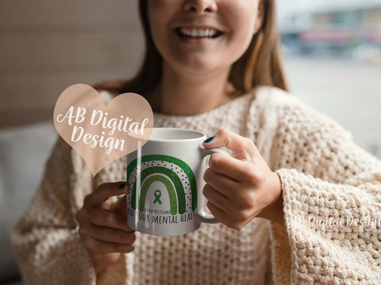 Mental Health Awareness Sublimation Design PNG product image 1